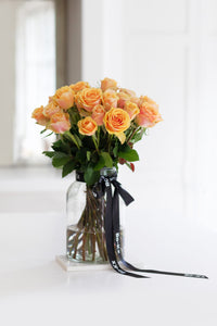 orange rose bouquet